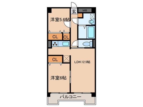 グレイスカーサの物件間取画像